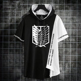 Attack on Titan <Wings of Liberty> Summer T-shirt Loose Hoodie - Animehouse